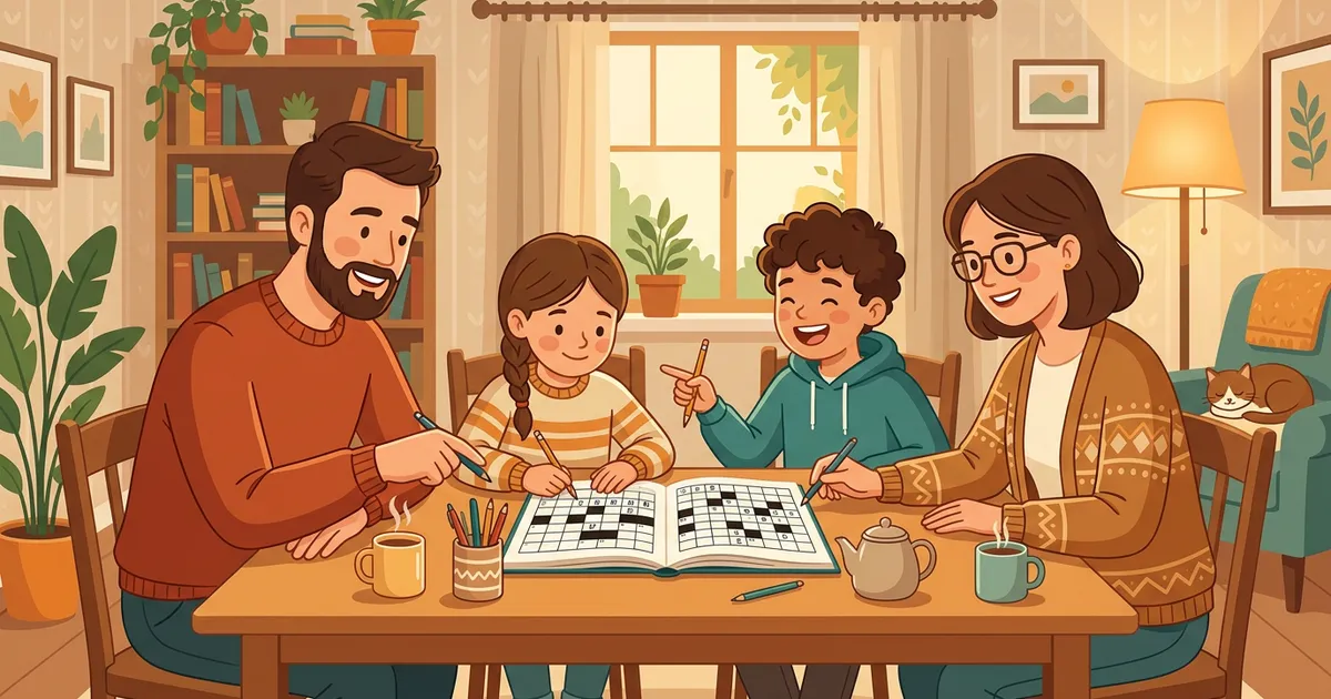 Crossword Puzzles for Families: Fun for All Ages