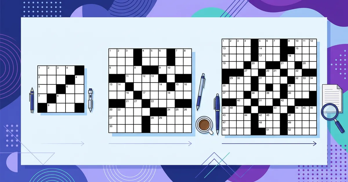 Crossword Puzzle Sizes Explained: Mini vs Standard vs Large