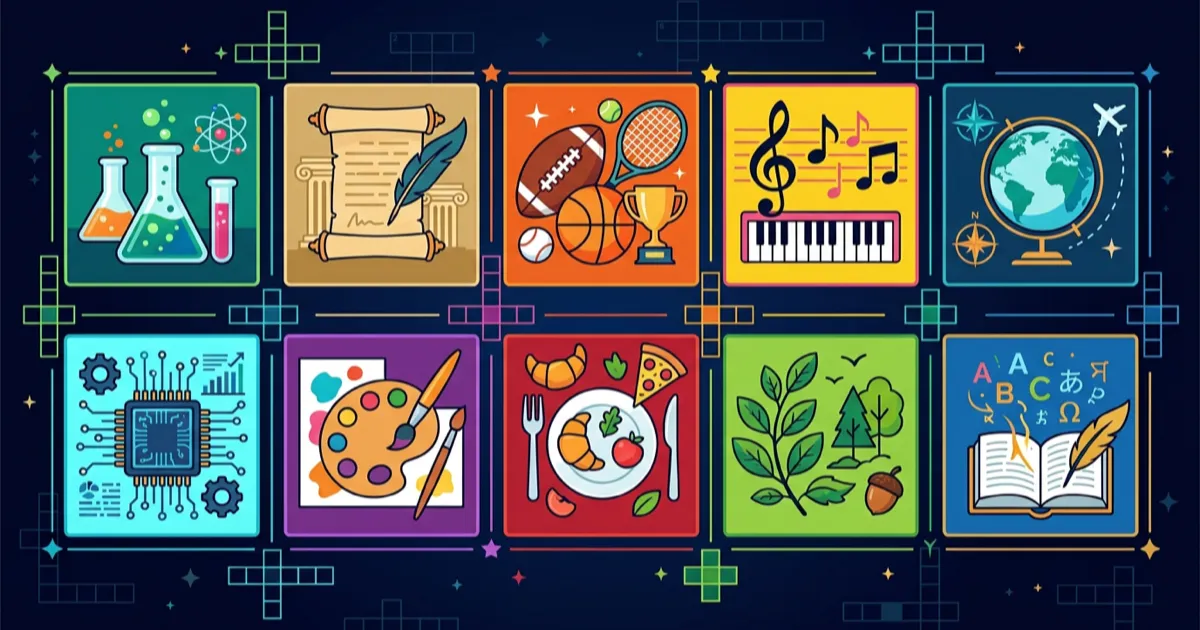 50+ Crossword Puzzle Topics: The Ultimate Guide to Every Category