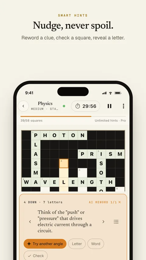 AI Hints: nudges, not spoilers