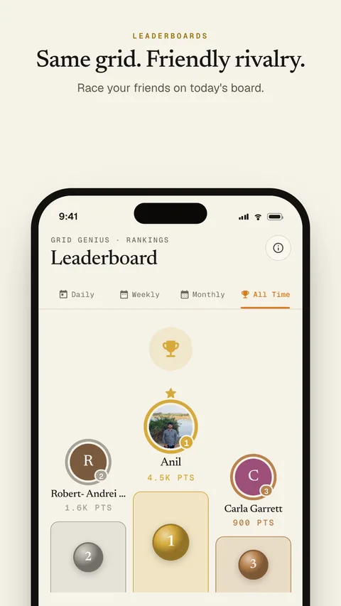 Global leaderboards